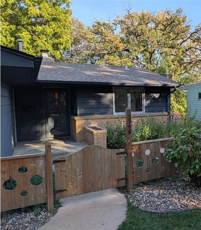 This charming fence is just one of the interesting details you'll find throughout