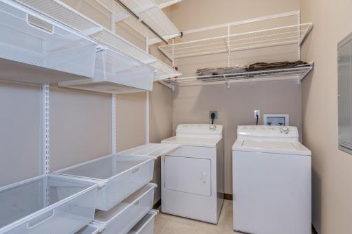 In Unit Laundry and Storage Room