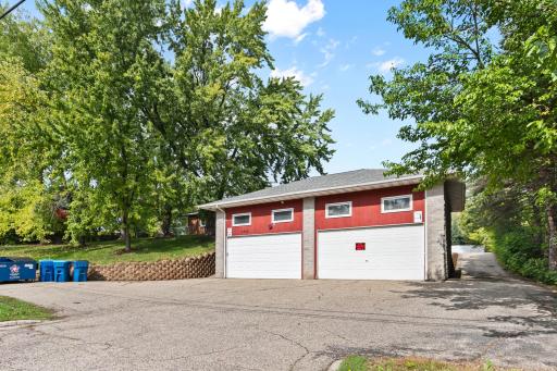 4 Car Garage with Side Access to Upper Level