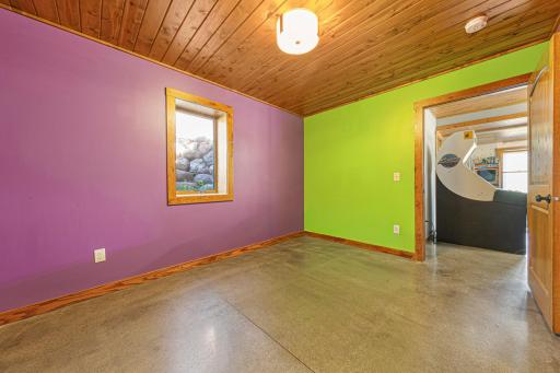 Another view of the first basement bedroom.