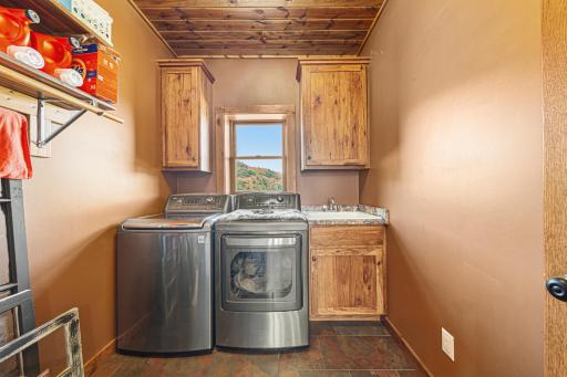 Enjoy the convenience of main floor laundry room.