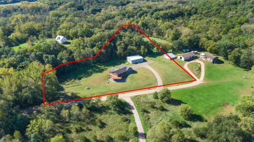 An aerial view with approximate outlines.