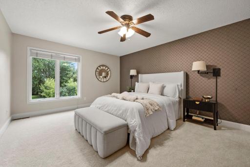 Generous 12x5 walk-in closet with room to organize!