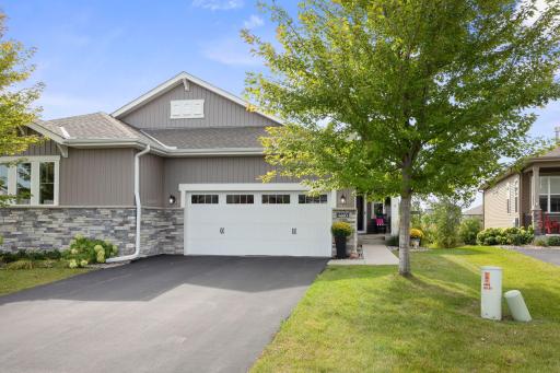 Beautiful shake, stone & Hardie board details appoint this beautiful 2016 built twinhome
