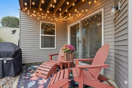 It's not every townhome that offers both a front patio, a screened porch and a covered lower patio!