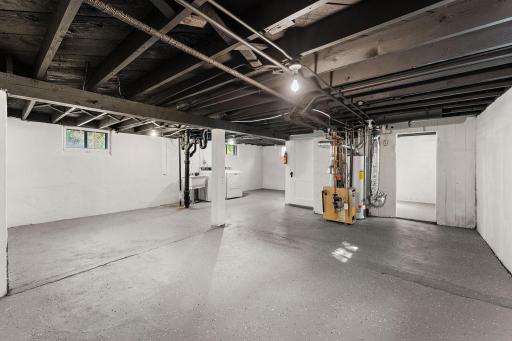 Clean and spacious basement