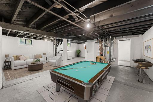 Perfect for a second family room, game room, and room to add 4th bedroom!