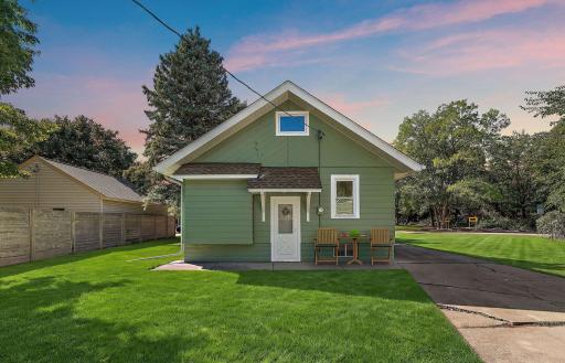 Concrete patio in addition to your spacious private yard