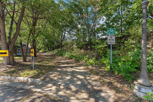 Biking and walking paths plus Palace Recreation Center right across the street