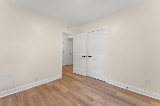 Spacious closet and room