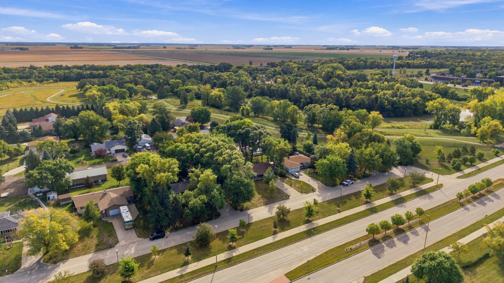 Aerial View - overlooking bike trails, recreational paths, even Frisbee golf!