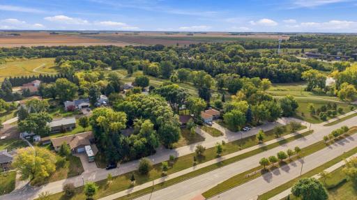 Aerial View - overlooking bike trails, recreational paths, even Frisbee golf!