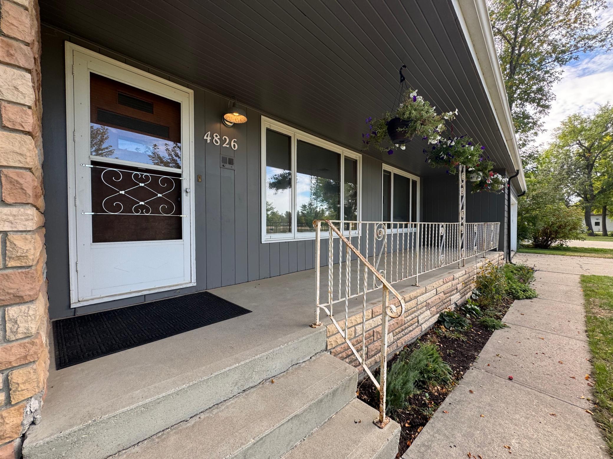 Large, covered front Porch