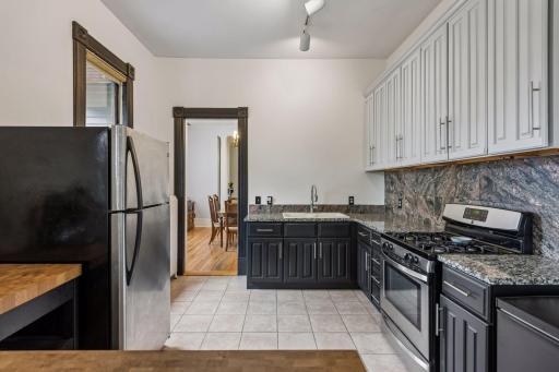 Alternate view of the kitchen.