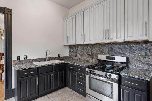 Alternate view of the kitchen.