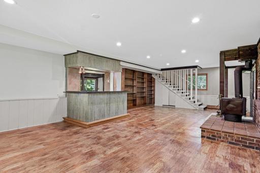 Perfectly positioned for entertaining, the lower-level wet bar makes hosting friends and family effortless. A great spot for mixing drinks, serving snacks or enjoying casual gatherings.