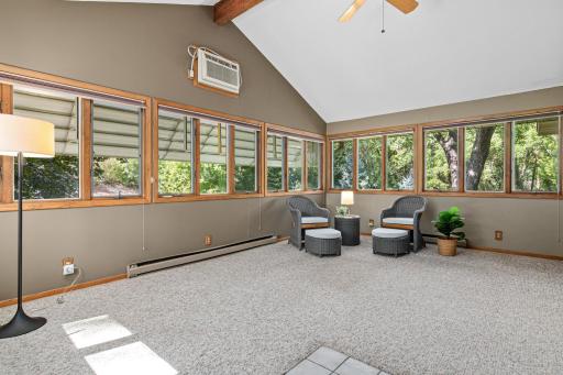 Enjoy the beauty of every season from the comfort of the four-season porch. Tons of windows and abundant light.