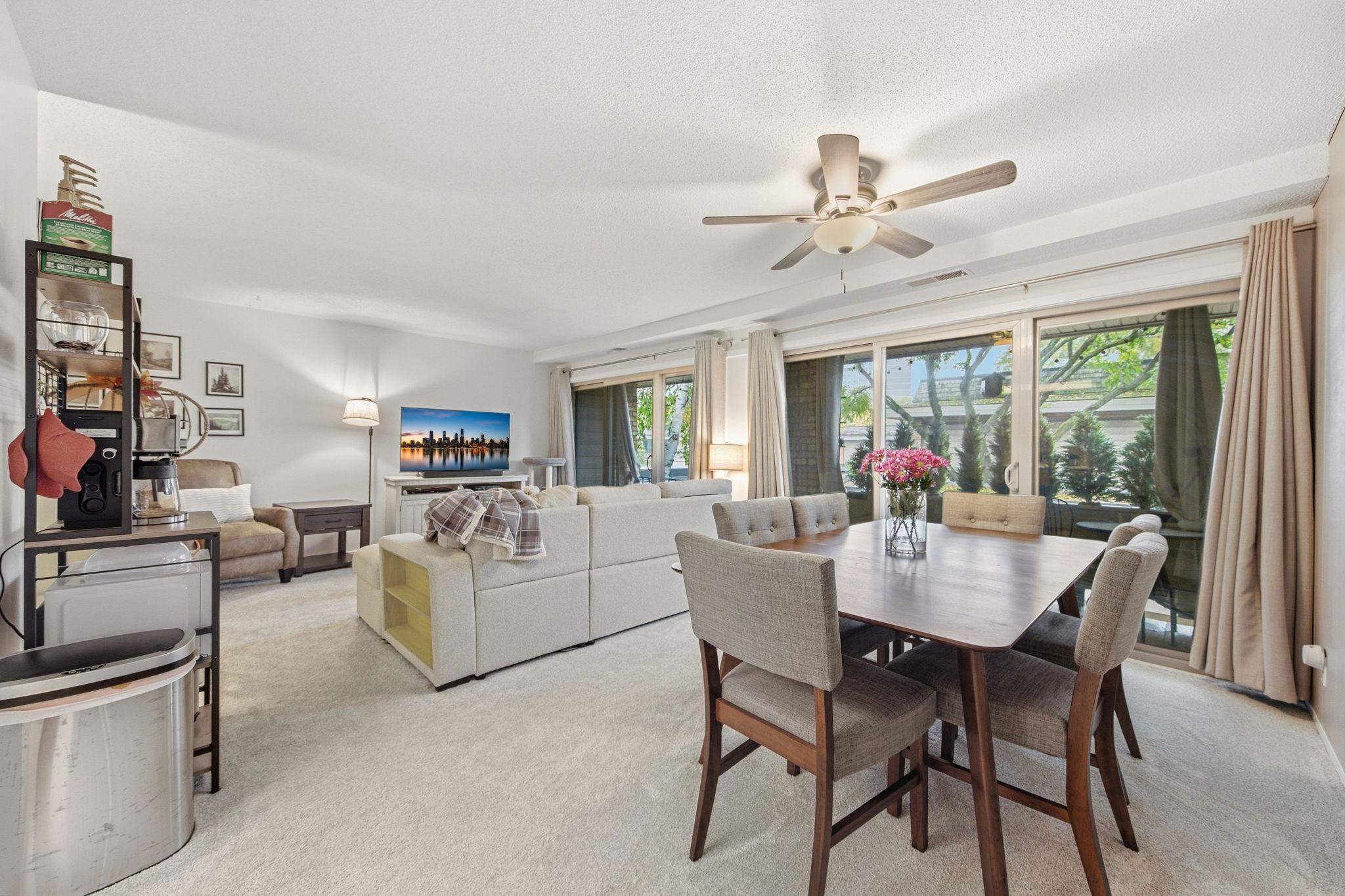 Watch tv from your living or dining room. Great for entertaining.