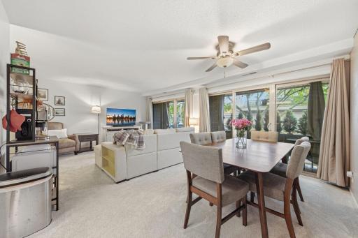 Watch tv from your living or dining room. Great for entertaining.