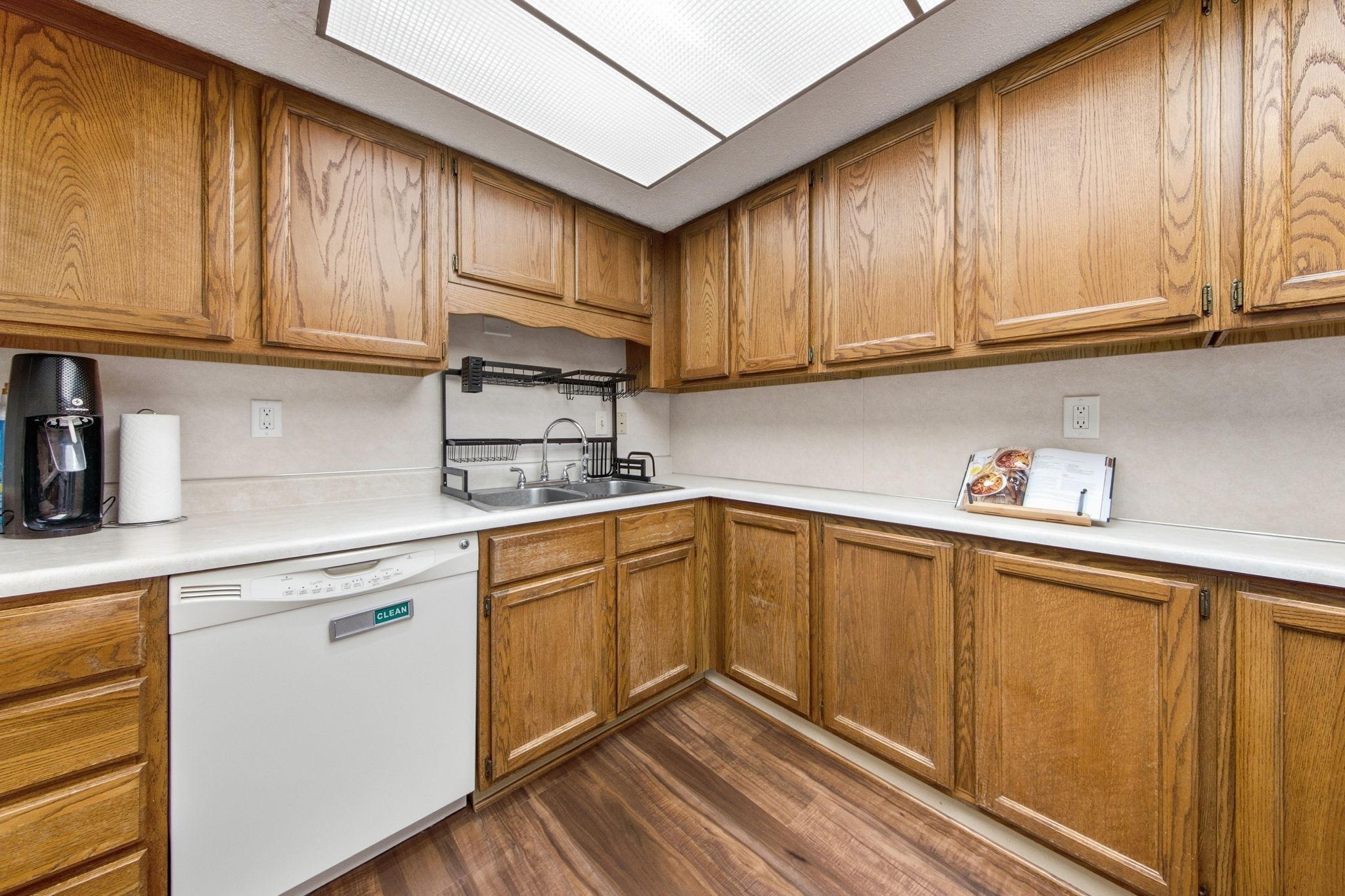 Lots of cabinet and counter space!