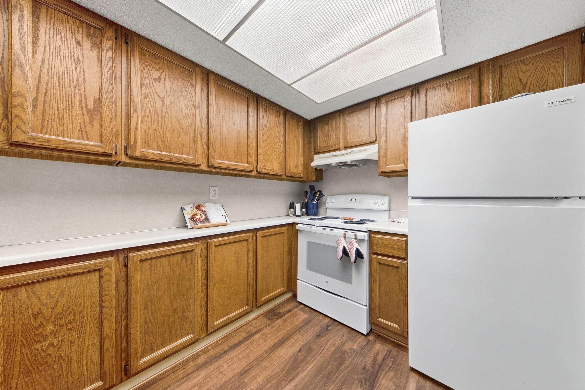 The kitchen is more functional than it looks.