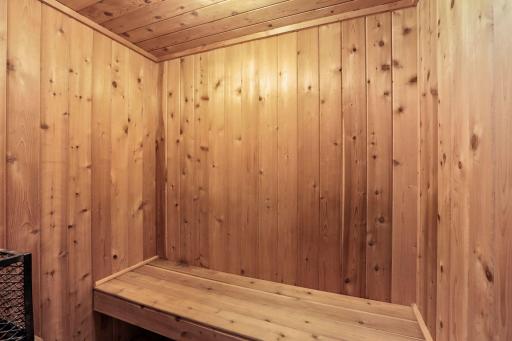Sauna and Tennis Court are also community amenities