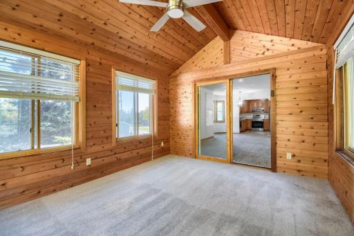 Perfect space to relax and enjoy sun pouring into this room.