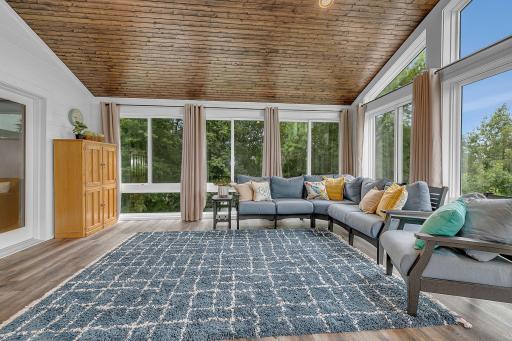 Very Spacious Upper Level Sunroom Steps Into The Primary Bedroom!