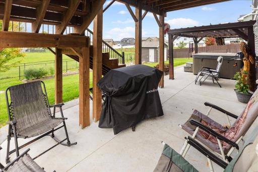 So many options with all of this space on the 46x13 patio