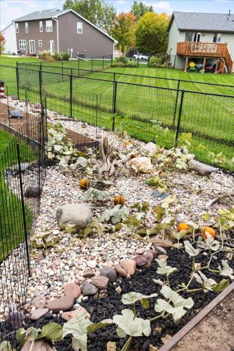 Garden areas all ready for your planting in the spring!