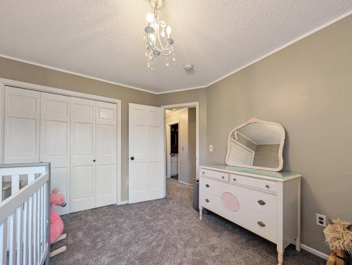 Also features a large closet for all your storage needs.