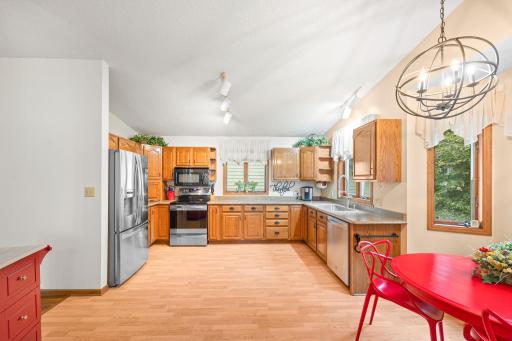Kitchen layout is super efficient