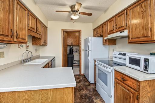 Kitchen with Corian Countertops