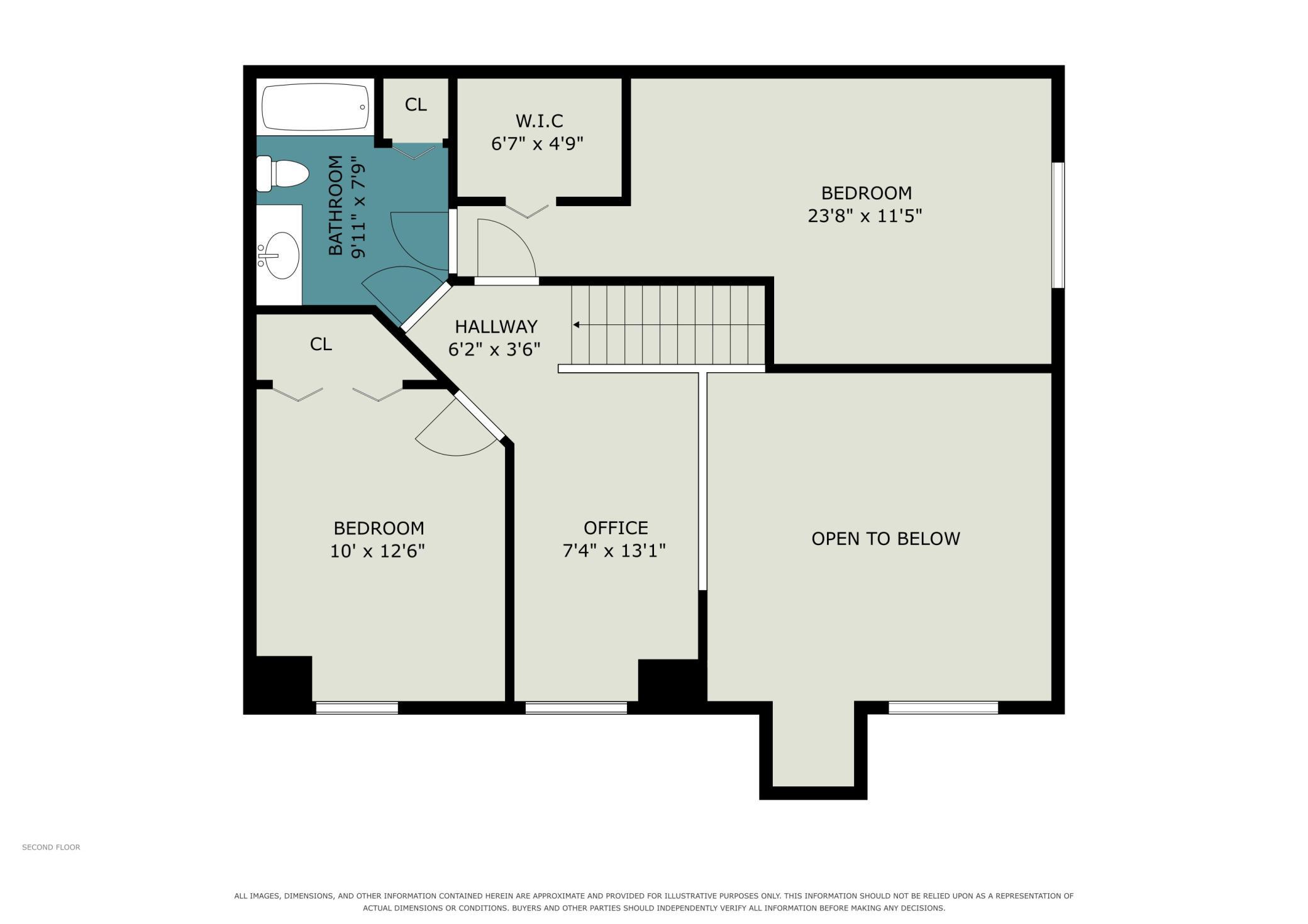 Upper Level Floor Plan