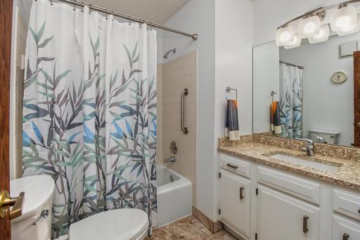 Main bath will not disappoint with high end finieshes.
