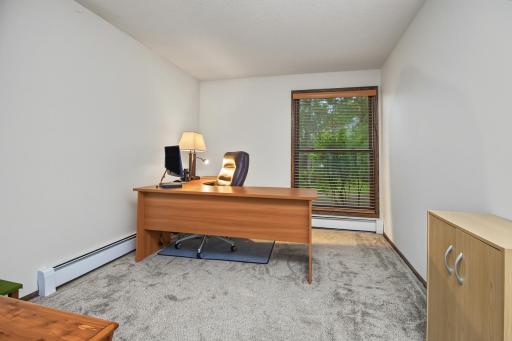 Second look at bedroom currently used as an office.