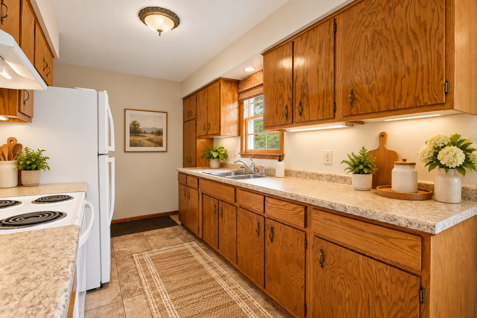Virtually Staged Kitchen