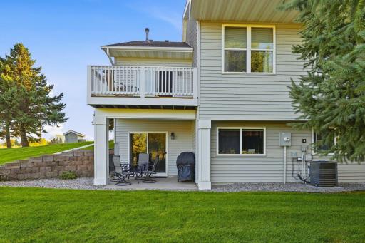 Enjoy Deck and walk out views of park like setting
