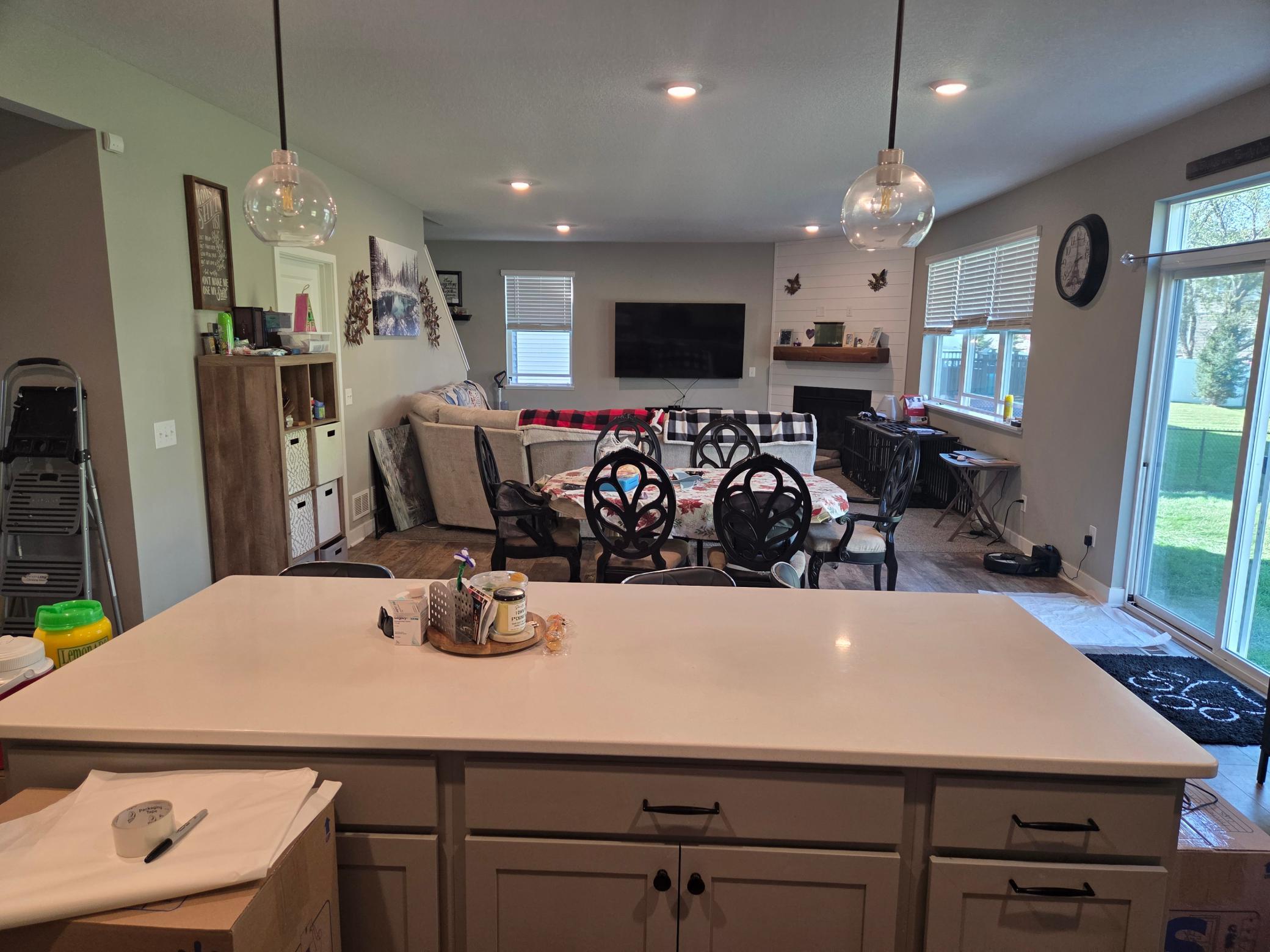 Kitchen to living room