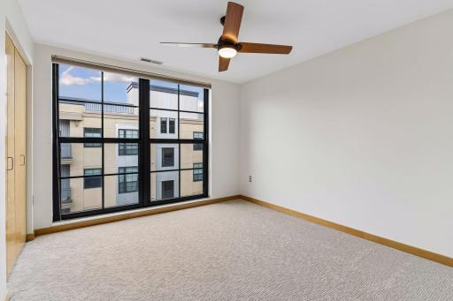 All windows are fitted with cellular blinds that stack neatly out of the way when raised, preserving the views and maintaining a clean, uncluttered look.