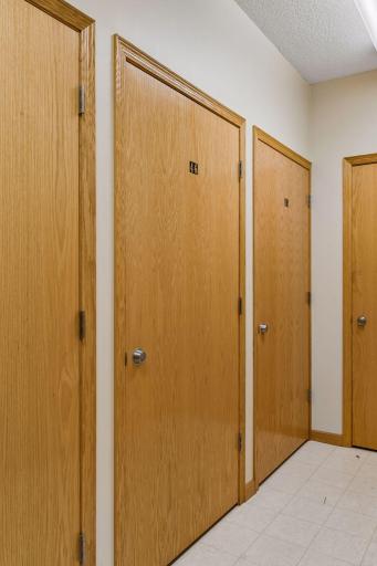 On the same floor there is a 5x3 storage unit with shelving.