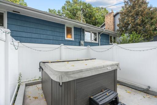 The hot tub space! New in 2024 - private space to relax!