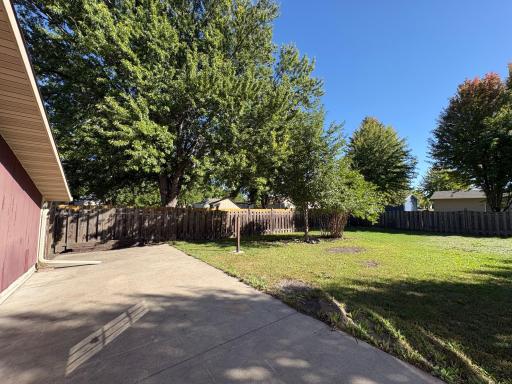 Back patio/yard
