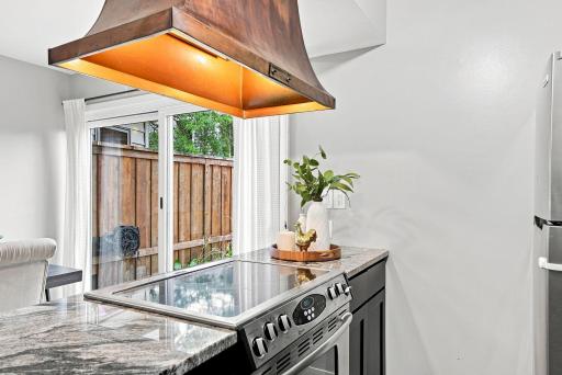 The kitchen and dining areas come together beautifully for everyday meals and entertaining.