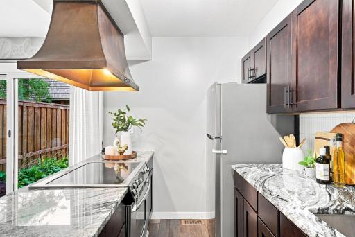 Additional counter space makes prep, serving, and entertaining that much easier.