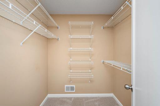 Primary walk-in closet