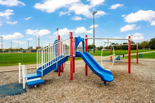 Enjoy the convenience of a nearby neighborhood playground and plenty of green space for outdoor fun close to home.