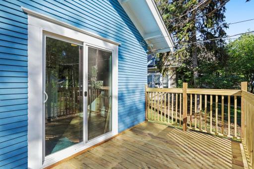 Back deck