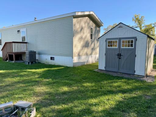 Rear of Home/Storage Shed