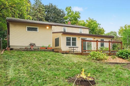 Check out this view - sweet - and you have a firepit option already built into the yard.